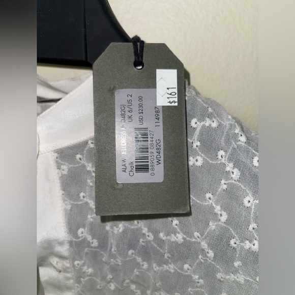 All Saints Woman’s Sz:2 White Sheer Floral printed Button up Tunic. - Picture 4 of 6